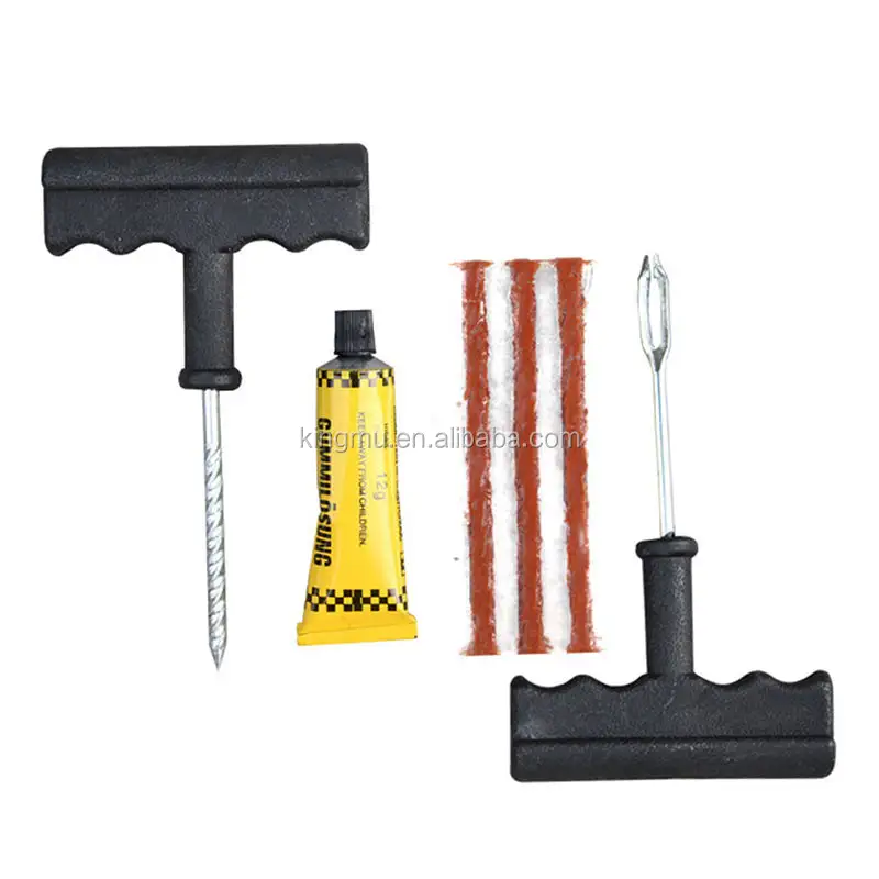 Heavy Duty Band Reparatie Kit Voor Auto, Vrachtwagen, Motor, Tractor. Platte Band Bandenreparatieset Auto Reparatie Tools