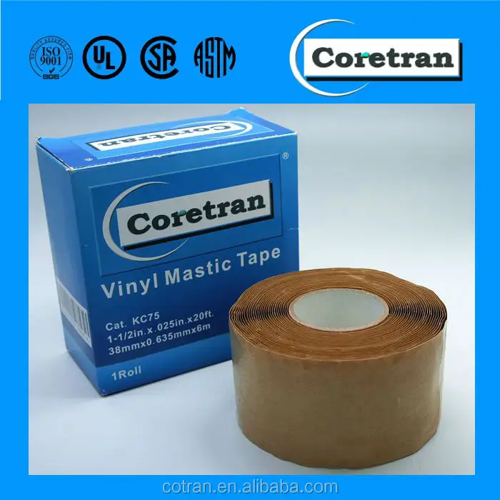 Isolasi Cotran KC75 Vinyl Mastic Tape Listrik Hitam