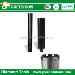 1 1/4 "rosca UNC soldadas a laser segmento de broca do núcleo do diamante para o concreto