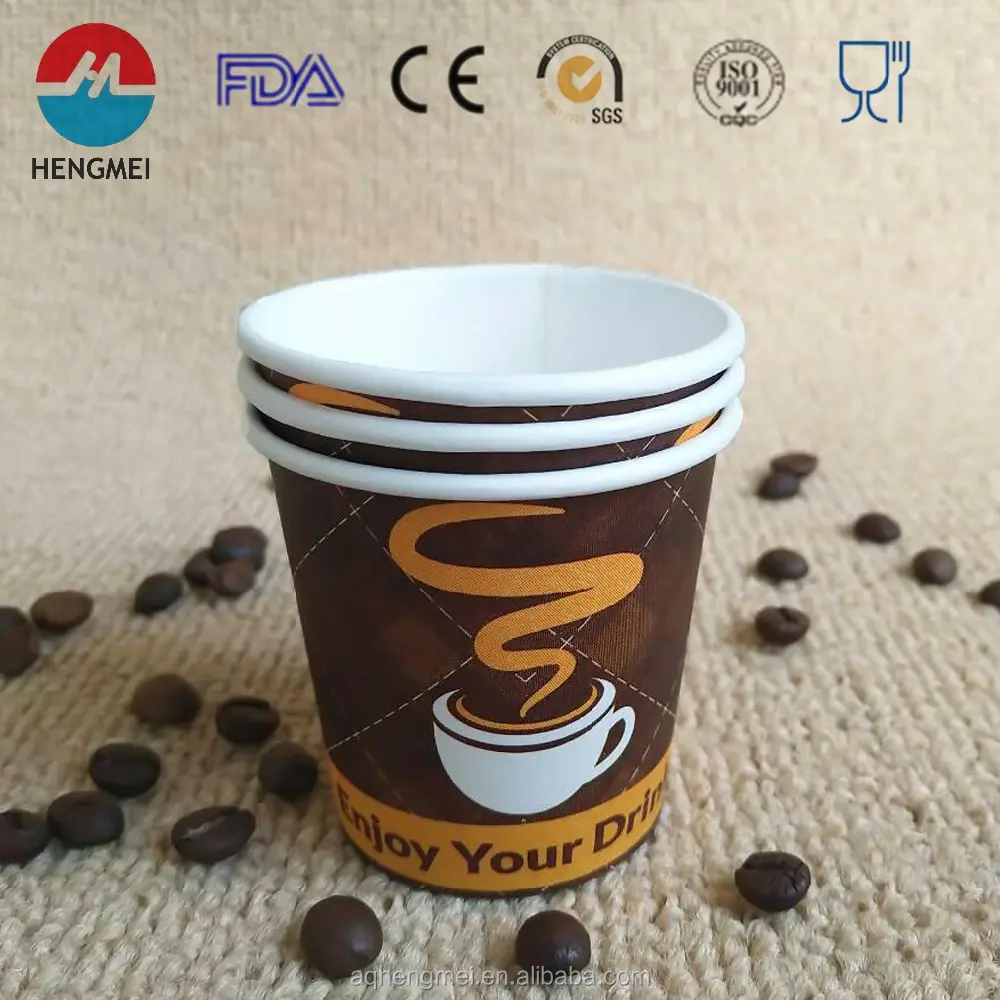 Exportación de 2oz taza de papel para té, café