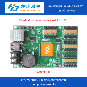 HD-E62 P10 один двухцветный СВЕТОДИОДНЫЙ модуль USB и Ethernet порт HUIDU контроллер - Product Image 2