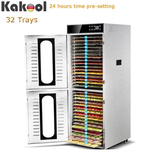 Tốt Nhất Thép Không Gỉ Thịt Bò Khô Nhà Sản Xuất Lớn Thương Mại Thực Phẩm Dehydrator 32-Khay Điện Máy Sấy Thực Phẩm 24-Giờ Hẹn Giờ - Product Image 2