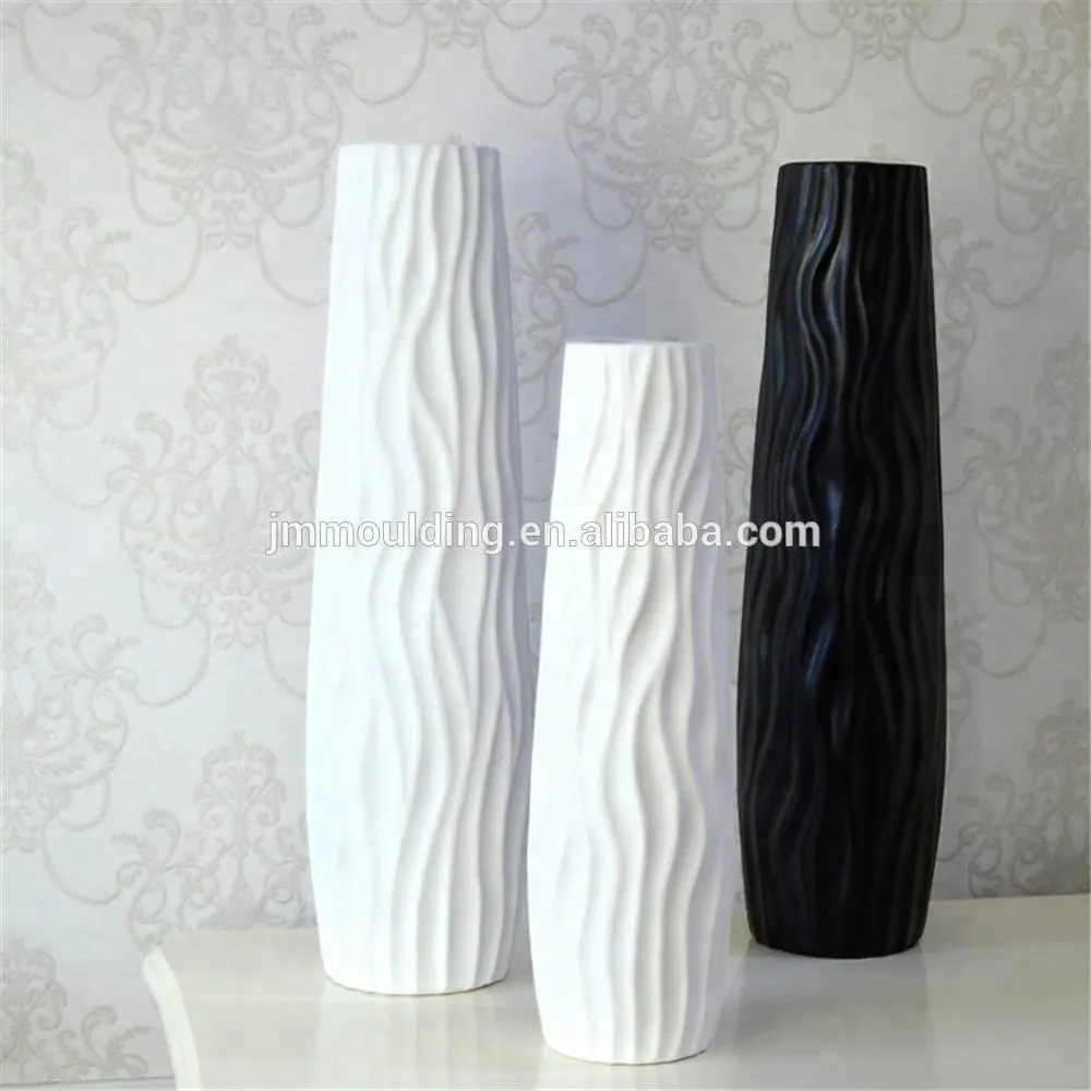 New modern chinês grande cilíndrico de cerâmica decoração vaso de flor