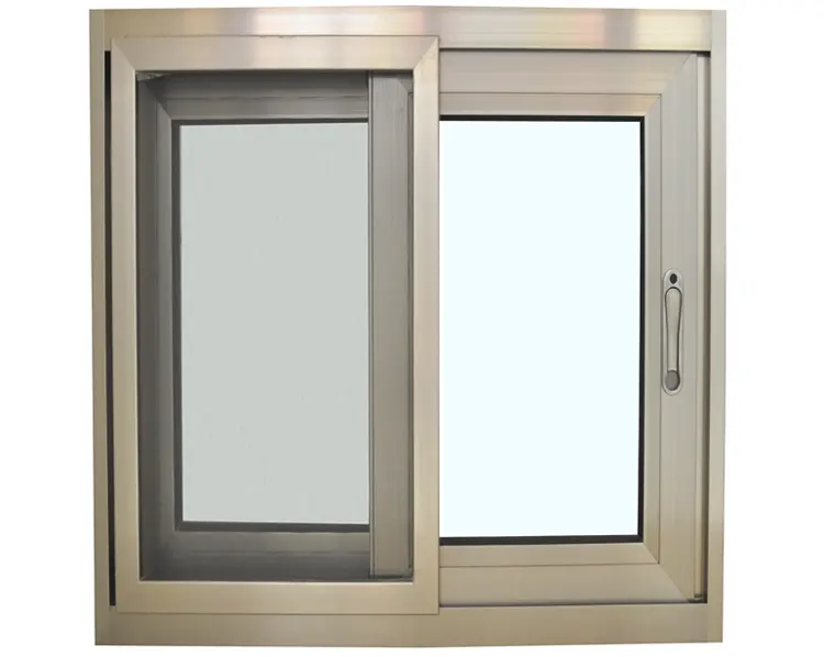 Diseño personalizado de apertura de ventanas de aluminio con baja e doble acristalamiento