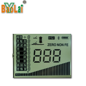 Módulo gráfico de medidor pequeño, pantalla LCD de segmento de personaje monocromático con módulo de control