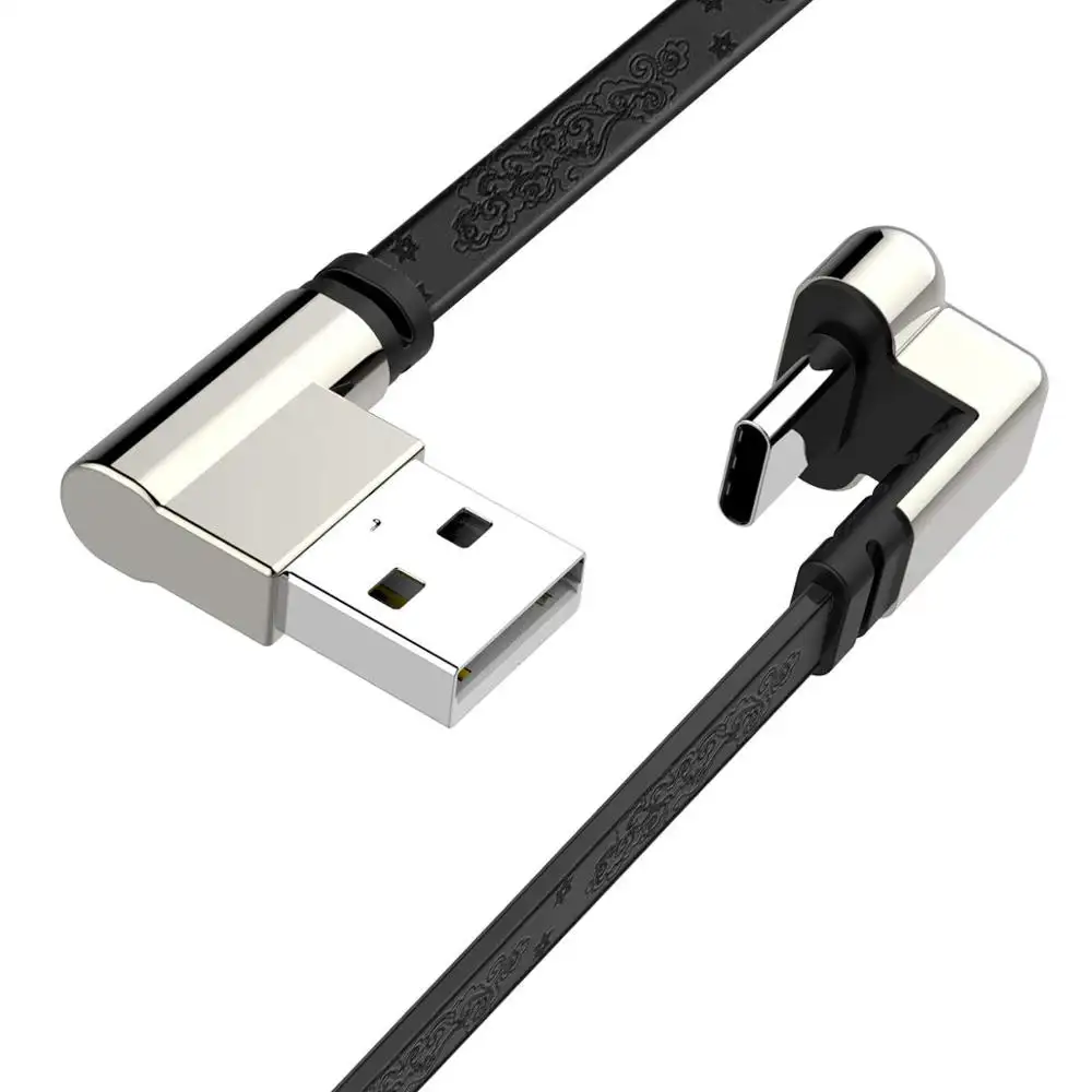 الساخنه بيع 180 درجة يو شكل تصميم USB نوع-c إلى USB كابل بيانات