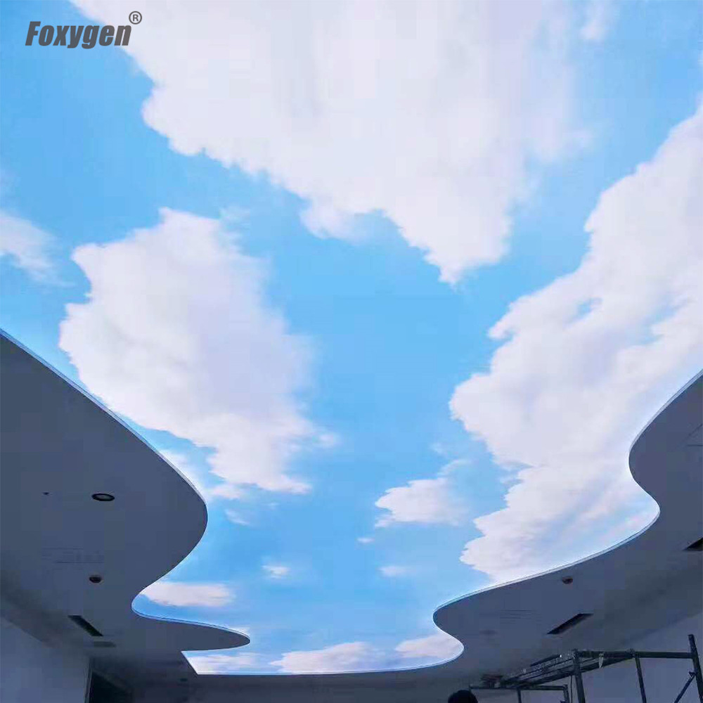 Techo de cielo azul