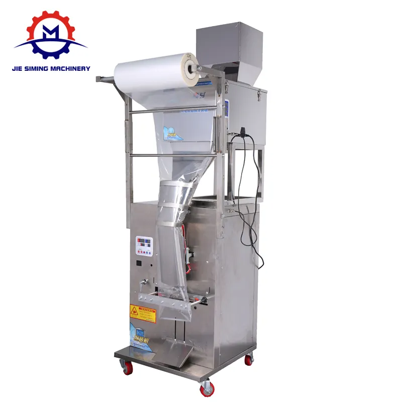 1-999g/1200g automatico di lavaggio detersivo in polvere snack particelle di riempimento macchina imballatrice bustina