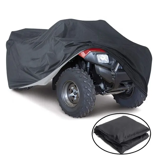 All Weather Protection Quad Cover 4 Wheeler Accessories Waterproof 210D ATV Cover for Honda,Polaris,Yamaha