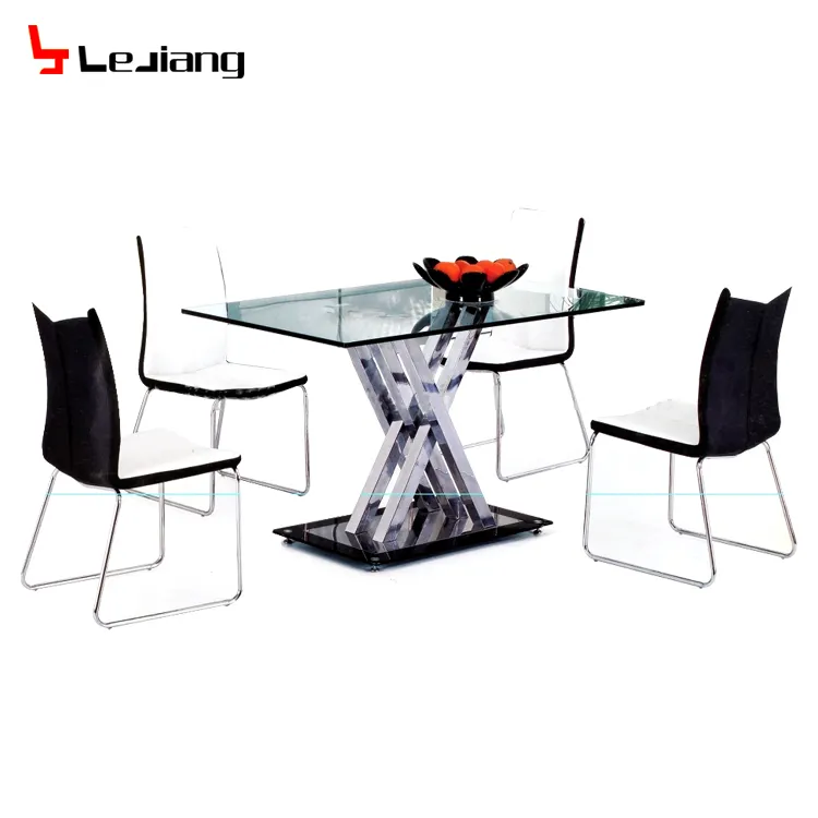 Amostra livre de granito de vidro de granito, cadeiras brancas e baratas, modernas, concreto, clássico, redonda, mesa de jantar