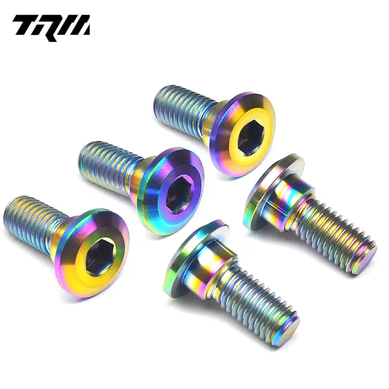 Parafusos rotor de disco de freio torx, parafusos ti de titânio para suzuki gsxr bicicleta m8x22mm