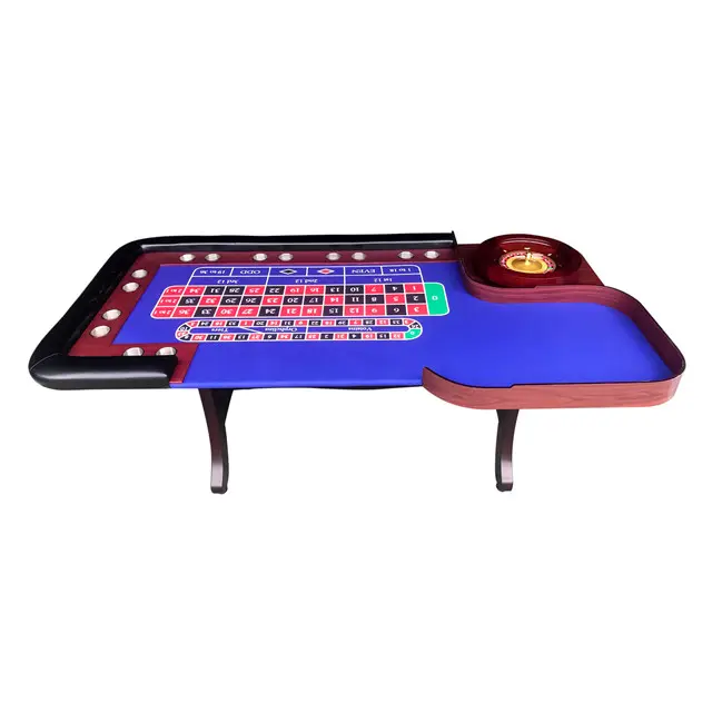 professional casino roulette table with sold wood roulette gambling table