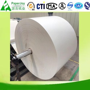 Wood pulp uncoated <strong>paper</strong> cup for <strong>paper</strong> plate cup <strong>170gsm</strong> GSM 180gsm virgin base <strong>paper</strong> uucoated <strong>paper</strong> in roll packed by craft <strong>paper</strong> with plastic film outside - Product Image 4