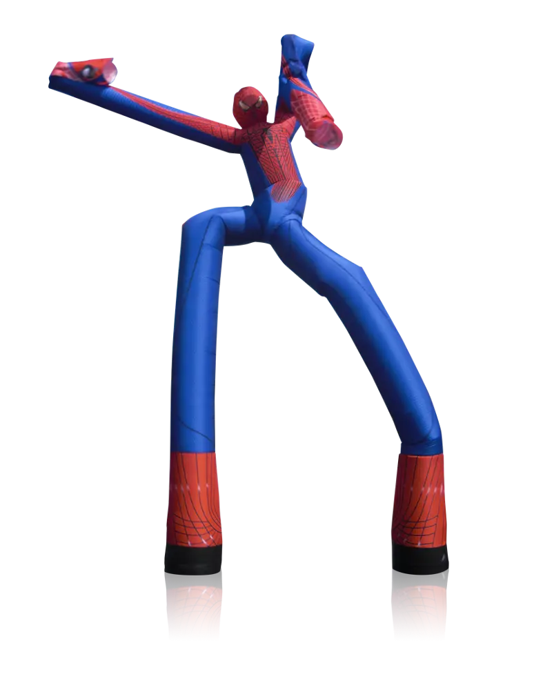 איש עכביש באיכות גבוהה מתנפח אוויר ריקוד פרסום מתנפח אוויר רקדנית שמיים