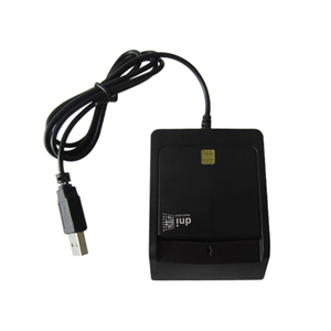 Ad alta capacità Smart IC/ID DNIe lettore di schede USB e scrittore magnetico Smart ATM SIM Reader/scrittore con installazione esterna - Product Image 1