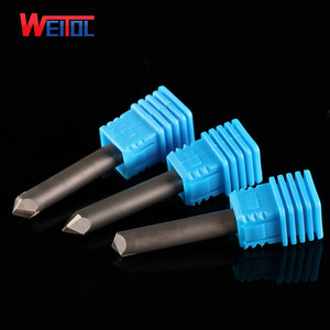 Weitol <strong>PCD</strong> Marble Stone Cutting Tools End Milling <strong>Cutter</strong> - Product Image 2