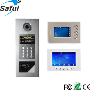 Intercomunicador Digital Multi apartamento fábrica TCP IP, sistema de portero automático DW-800B