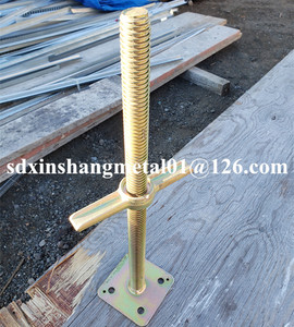 1-3/8 ''x24'' 螺丝千斤顶，带底板