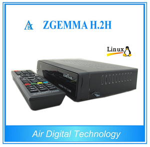 Original ZGEMMA H.2H Enigma2 Satellite <strong>Receiver</strong> with BCM7362 Dual Core <strong>Linux</strong> OS (1xDVB-S2+1x DVB-T2/C)