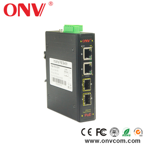 Mini PoE Switch 3 Ports Aluminium Housing Desktop <strong>Ethernet</strong> Network Switch <strong>Fast</strong> Industrial PoE