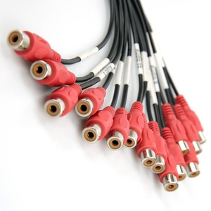 300 毫米 DB25 公对 <span class=keywords><strong>RCA</strong></span> 母 * 月个电缆用于高清视频音频连接线线束