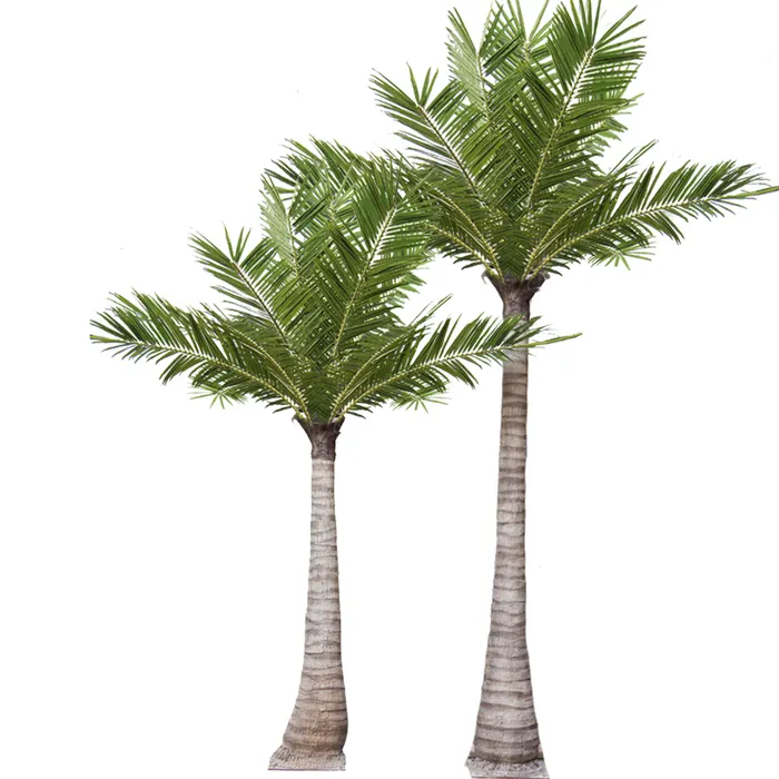 Palmera de coco Artificial para exteriores, palmera de coco de aspecto natural de 4 metros para Decoración