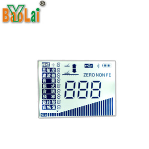 Pantalla LCD monocromática personalizada, fabricante TN HTN STN FSTN VA de 7 segmentos, medidor de energía de temperatura con retroiluminación LCD