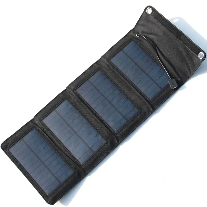 7 Watt Solar Panel Có Thể Gập Lại Năng Lượng Mặt Trời Sạc Xách Tay Năng Lượng Mặt Trời Bag USB 5V Battery Charger Cho Điện Thoại Di Động Xây Dựng Năng Lượng Mặt Trời Panel