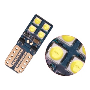 W5w ampul led Canbus T10 Ampul 8smd 3030 Cips 12 v oto araba led işık plaka işık 6000 K Beyaz Amber Kırmızı Kristal mavi