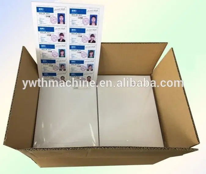 A3 A4 белый струйный Печатный ПВХ лист для изготовления пластиковых ПВХ карт