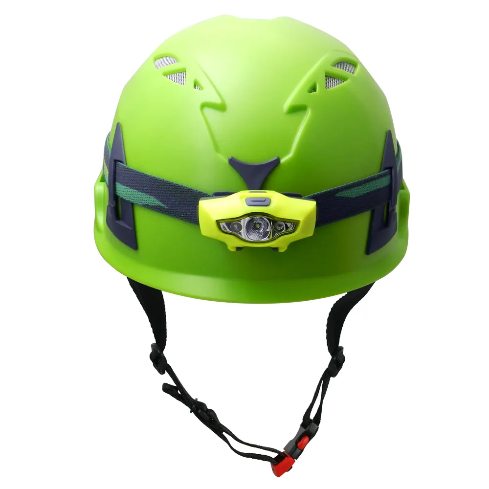 防水ヘッドライト付きヨーロッパ垂直作業安全ヘルメット