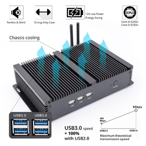 JIERUICC industriale Mini PC con Intel Core I3/I5/I7 Display LCD a buon mercato Mini PC industriale per il settore del Robot - Product Image 5