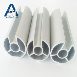 עגול אלומיניום 10mm הברגה צינור מותאם אישית גדלים צינורות