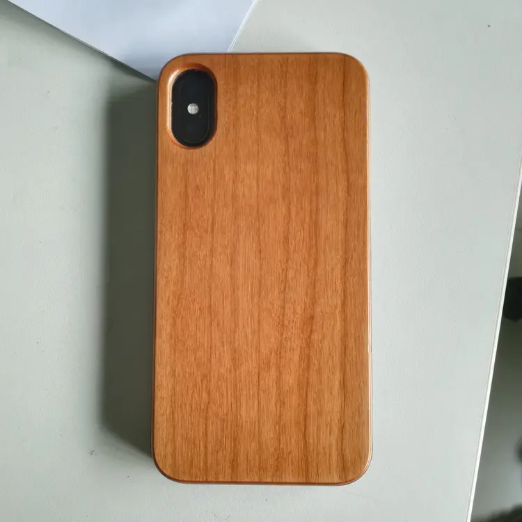 Capa de telefone de madeira de bambu para iphone, recém-chegado 2019