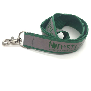 OEM Polyester Patterned <strong>Printing</strong> Reflective <strong>Lanyards</strong> with Text - Product Image 2