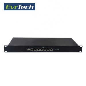 Chasis de servidor Rackmount 1U con 6 puertos LAN, compatible con función de derivación de 2 grupos para Firewall/Router - Product Image 1