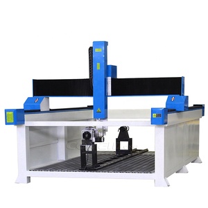 Husillo rotativo de 4 ejes de alta resistencia, gran formato, con espuma de poliestireno, enrutador CNC, máquina de grabado