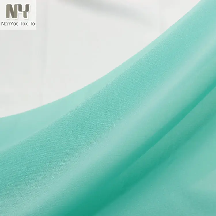 Nanyee Textile 100% poliestere abito in tessuto Chiffon Super morbido