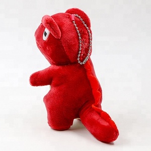 Ücretsiz Örnek Özel OEM Sevimli Yumuşak Peluş Ejderha Anahtarlık Dinozor Anahtarlık Toptan Doldurulmuş Hayvan Çocuk Karikatür Mini Peluş Ejderha - Product Image 6