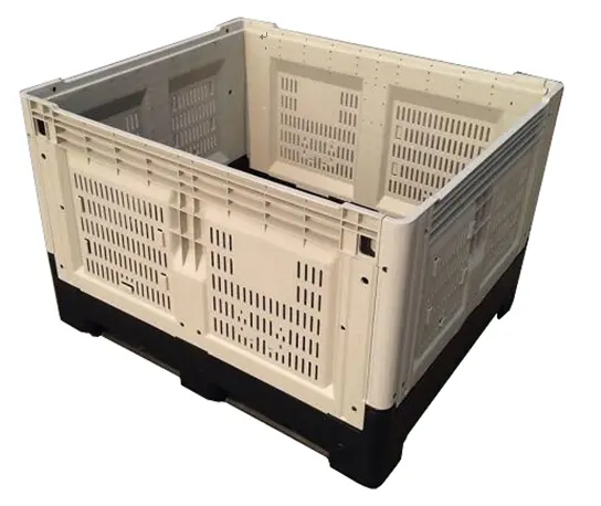 Boîte pliable en plastique personnalisée, pour grille de livraison, recyclable