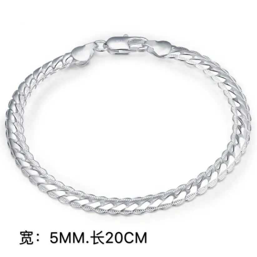 5MM Breite Armband Koreanische Version Einfache Lekani Beliebte Armband
