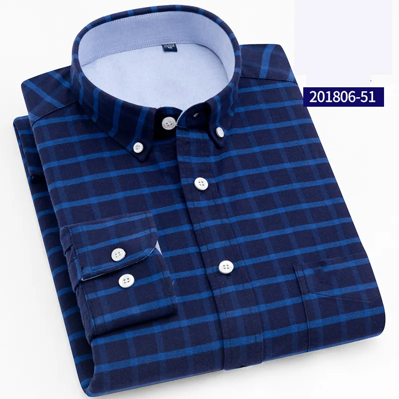 Camisa de algodón a cuadros para hombre, diseño moderno