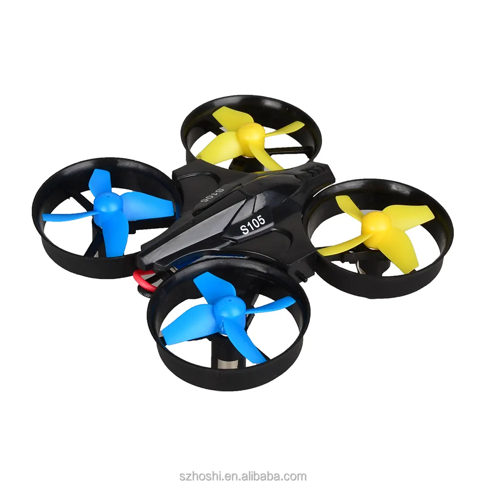 Più poco costoso S105 mini drone 2.4G 4CH 6-Axis RC Drone Elicottero Quadcopter Giocattoli Per Bambini Una Chiave di Ritorno Senza Testa modalità