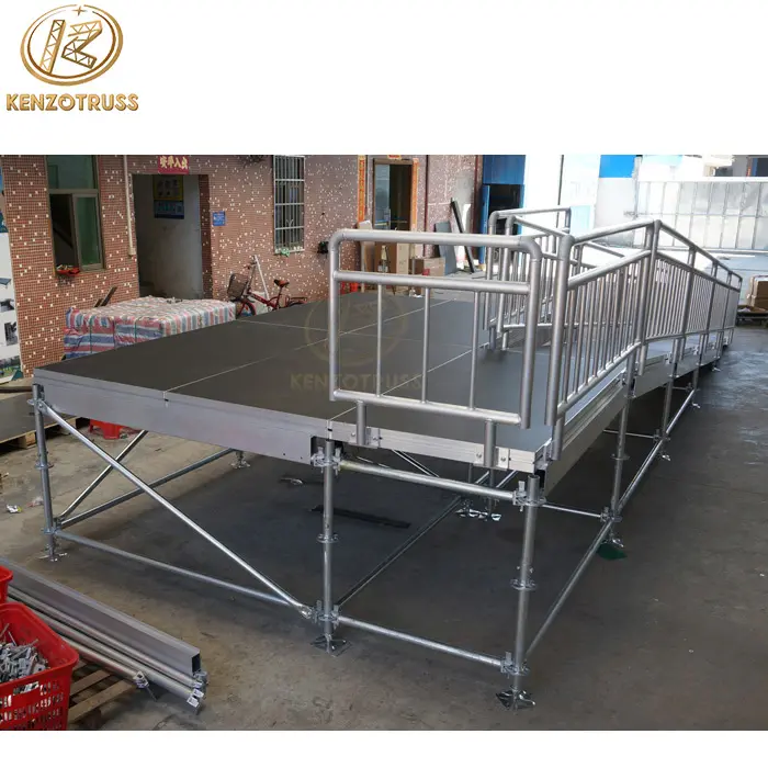 Etapa de capa de aluminio acero plataforma de escenario para la venta