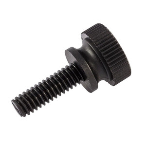 4-40 6-32 8-32 Steel Black Oxideローレットつまみscrerw