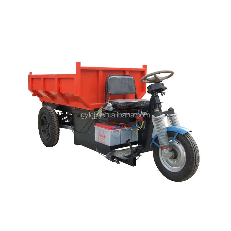 electric farm three wheel storage battery mini tractor for construction equipment