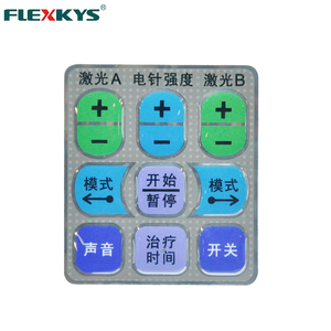 Venta al por mayor diseño personalizado 4x4 matriz 16 teclas interruptor de membrana teclado para electrodomésticos Material de botón de metal - Product Image 3