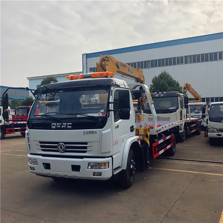 Multifunktion ales DONGFENG Breakdown Recovery Fahrzeug mit 4 Tonnen Crane Wrecker Abschlepp wagen