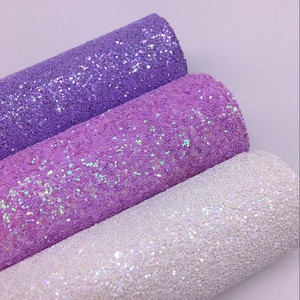 BY6059ファンシーパステルチャンキーグリッター生地グリッタービニール,ヘアボウ用シューズバッグ工芸品