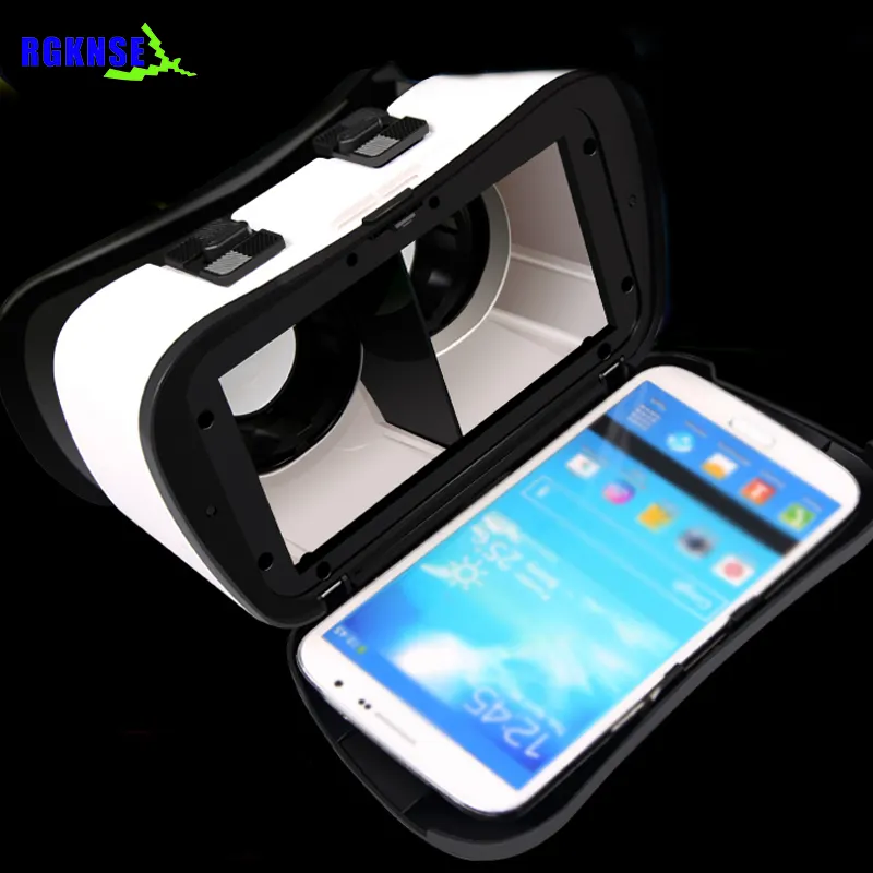 Rgknse VR CASE 5 PLUS Universal Virtual Reality 3D vr แว่นตาวิดีโอสำหรับสมาร์ทโฟนขนาด 4.0 ถึง 6.3 นิ้ว vr ชุดหูฟัง